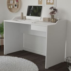 Escrivaninha-Para-Home-Office-1-Gaveta-Slim-Artany-Branco