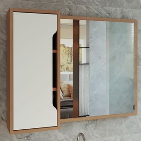 Espelheira-para-Banheiro-BN3645-Amendoa-Branco-80x60cm-Tecno