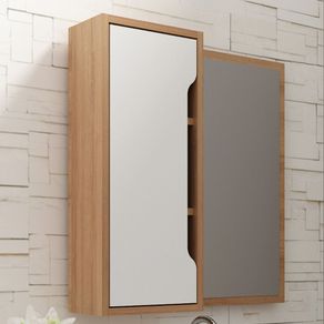 Espelheira-para-Banheiro-BN3648-Amendoa-Branco-60x60cm-Tecno