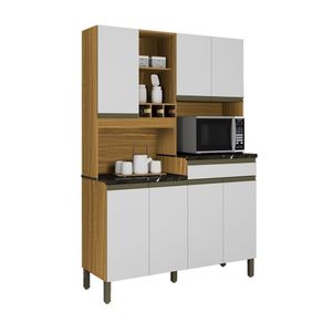 Cozinha-Compacta-Com-7-Portas-1-Gaveta-100--Mdf-Verdot-Perfi